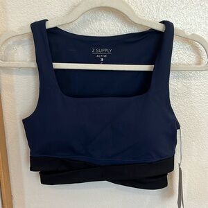 Z Supply Active That’s a Wrap Bra size small NWT